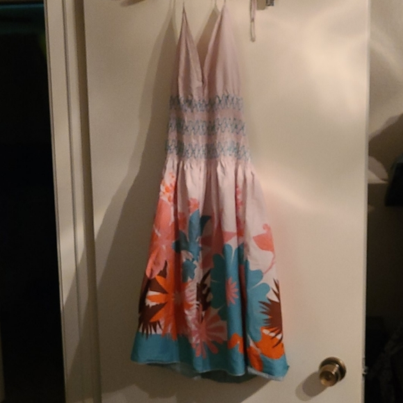 Tropical halter dress - Picture 2 of 7